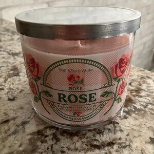 Bath & Body Works “Rose” 3 Wick Candle